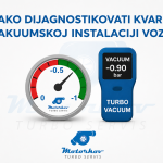 Dijagnostika vakuumske instalacije vozila i provera vakuuma za rad turbokompresora