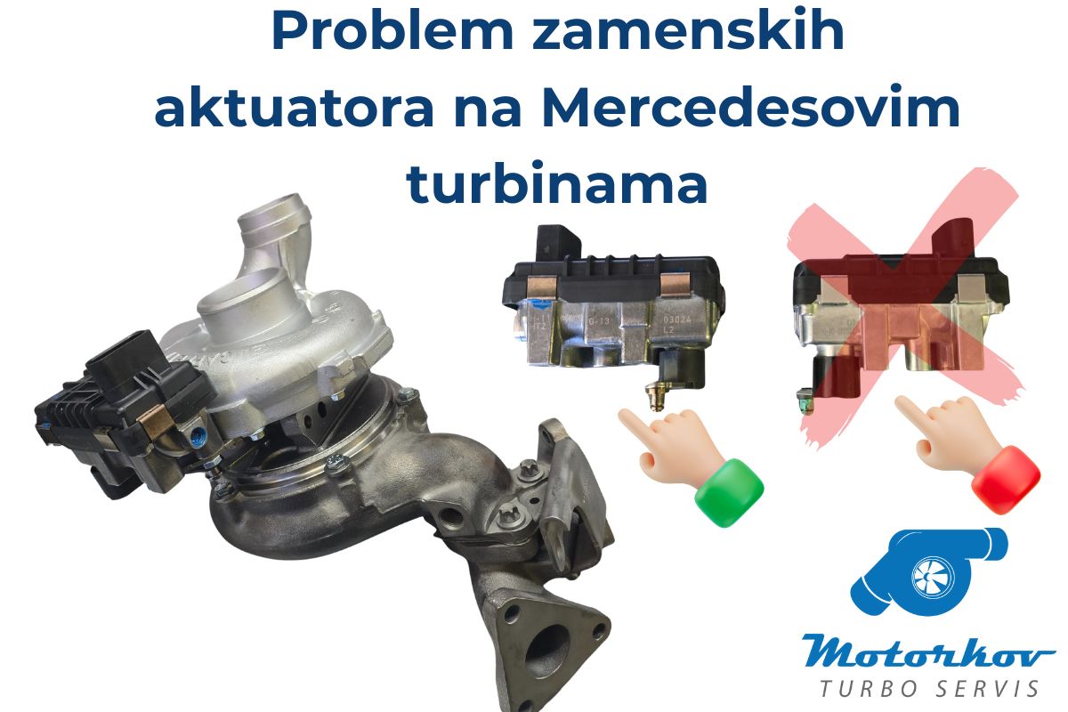 Problem zamenskih aktuatora na Problem zamenskih aktuatora na Mercedes OM642 turbinama